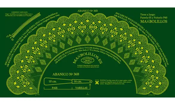 Picado Abanico 36B