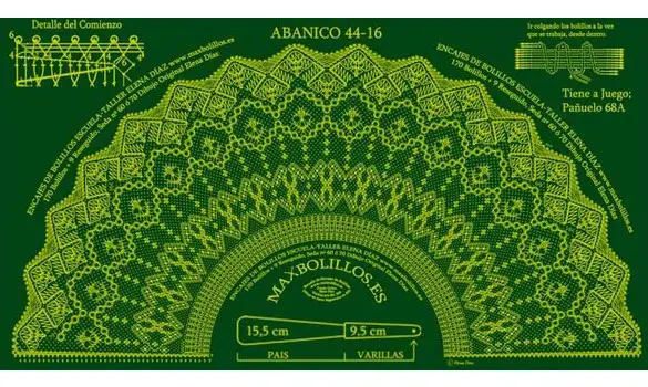 Picado Abanico 44-16