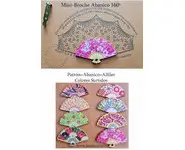 Broche Abanico con Patrón