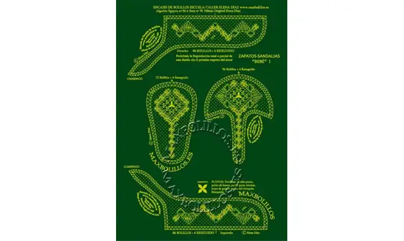 Patrón Zapatos Bebé 1