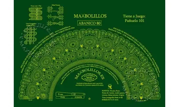 Picado Abanico 80 Ruso