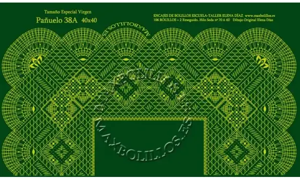 Picado Pañuelo 38A Tam.esp virgen