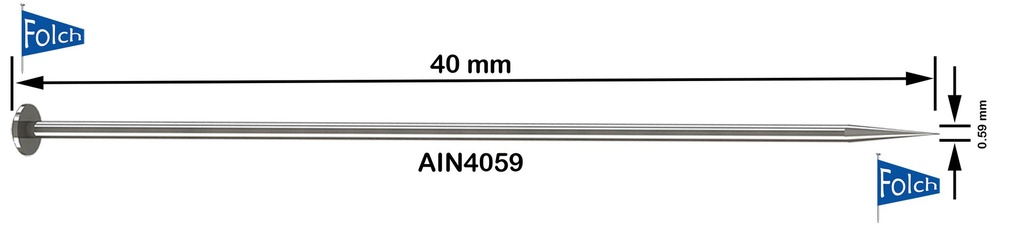[02050005] Alfileres Largos (AIN405932)