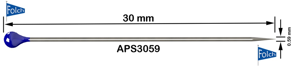 Alfileres Cabeza Pera (APS305932)