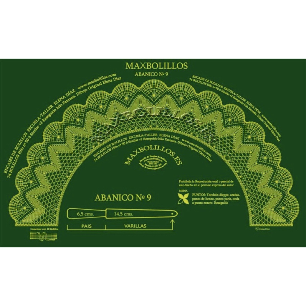 [06010090] Picado Abanico 9