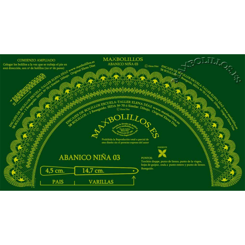 [06020030] Picado Abanico Pequeño 3