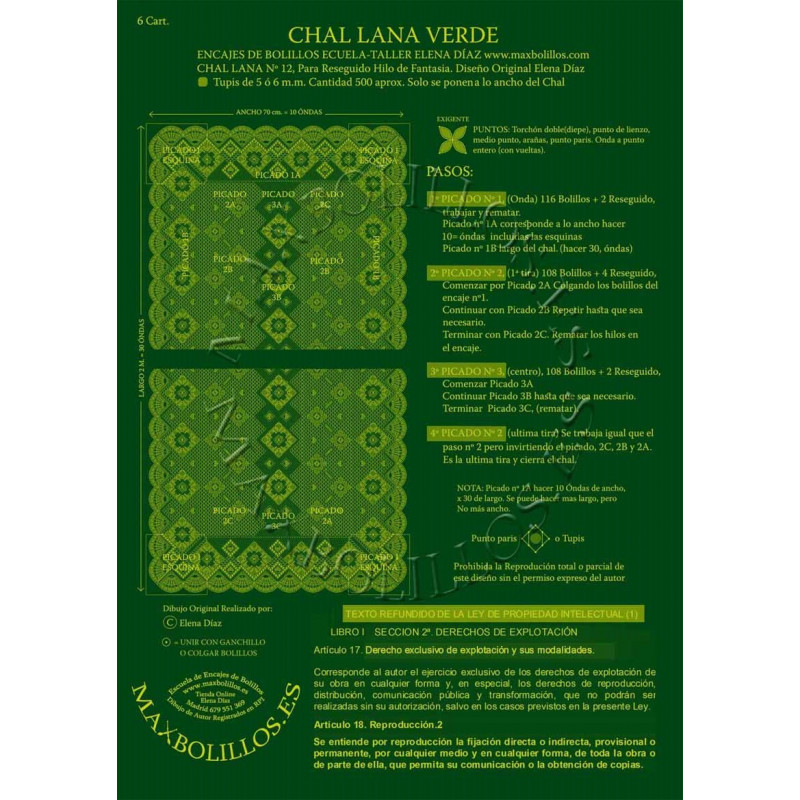 [08030018] Picado Chal Verde