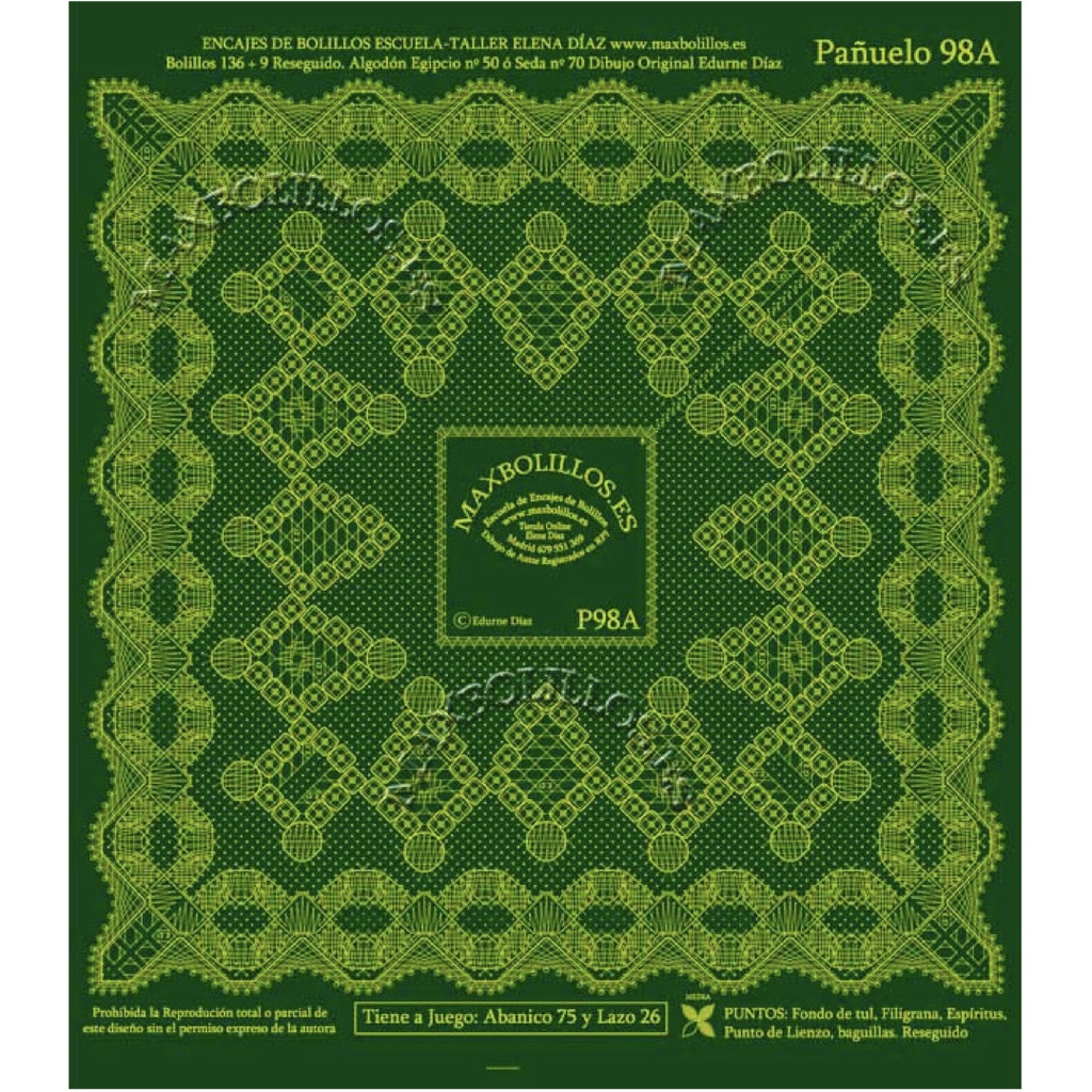 [09010098] Picado Pañuelo 98A
